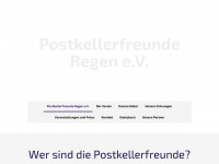 postkellerfreunde-regen.de Webseite Vorschau