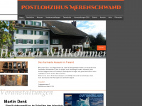 postlonzihus.ch Webseite Vorschau