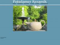 potsdamer-keramik.de Webseite Vorschau