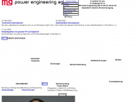 power-engineering.ch Webseite Vorschau
