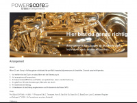 powerscore.ch Webseite Vorschau
