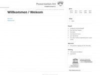 powerstationart.ch Webseite Vorschau