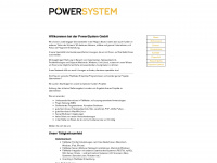 powersystem.ch Webseite Vorschau