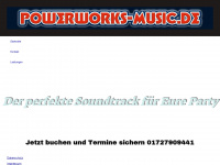 powerworks-music.de Webseite Vorschau