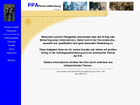 ppa-personalberatung.de Webseite Vorschau