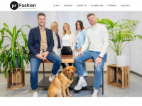 pr-fashion.de Webseite Vorschau