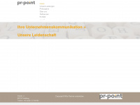 pr-point.de Webseite Vorschau