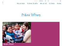 prabina.ch Webseite Vorschau