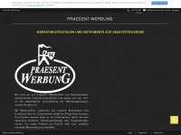 praesent-werbung.de Webseite Vorschau