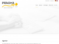 pragma-pr.de Webseite Vorschau