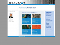 pragmacom.ch Webseite Vorschau