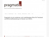 pragmatix.ch Webseite Vorschau