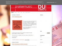 praisemusic.de Webseite Vorschau
