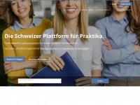 praktikumsstelle.ch Webseite Vorschau