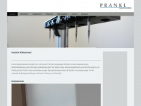prankl-maschinenbau.de Webseite Vorschau