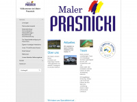 prasnicki.de Webseite Vorschau