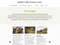 pratscher.at Webseite Vorschau
