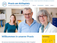 praxis-am-attilaplatz.de Webseite Vorschau