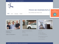 praxis-am-hindenburgplatz.de Webseite Vorschau