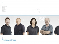 praxis-anaesthesie.ch Webseite Vorschau
