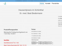 praxis-biedermann.ch Webseite Vorschau