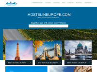 hostelineurope.com Webseite Vorschau