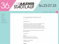 aalener-stadtlauf.de Webseite Vorschau