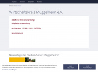 wirtschaftskreis-mueggelheim.de Webseite Vorschau