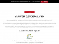 gletschermarathon.at Webseite Vorschau