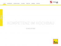 schaller-bau.com Webseite Vorschau