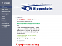 tv-kippenheim.de Webseite Vorschau