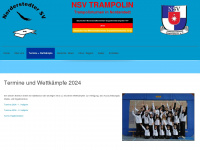 nsv-trampolin.de Webseite Vorschau