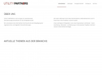 utility-partners.de Webseite Vorschau