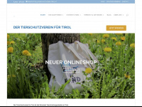 tierschutzverein-tirol.at Webseite Vorschau