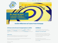 praxis-dr-kahf.de Webseite Vorschau
