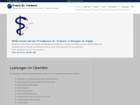 praxis-dr-vorbach.de Webseite Vorschau