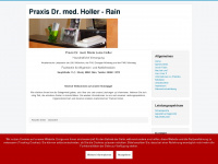 praxis-drholler.de Webseite Vorschau