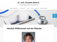 praxis-emalecki.de Webseite Vorschau