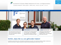 praxis-freund.de Webseite Vorschau