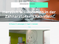 praxis-kalkstein.ch Webseite Vorschau