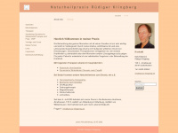 praxis-klingberg.de Webseite Vorschau