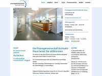 praxis-kofmehl-huus.ch Webseite Vorschau