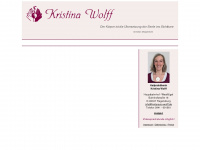 praxis-kristina-wolff.de Webseite Vorschau