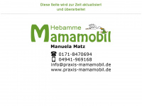 praxis-mamamobil.de Webseite Vorschau
