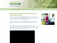 praxis-meridian.de Webseite Vorschau