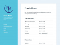 praxis-meyer-eua.de Webseite Vorschau
