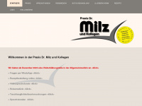praxis-milz.de Webseite Vorschau