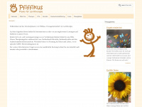 praxis-pfiffikus.de Webseite Vorschau
