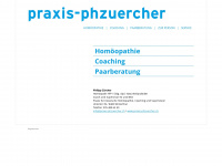 praxis-phzuercher.ch Webseite Vorschau