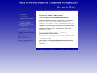 praxis-psychosomatik.de Webseite Vorschau